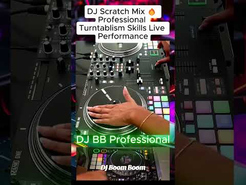Female DJ Scratch Mix 🔥 Professional Turntablism Skills Live Performance  #scratch #dj