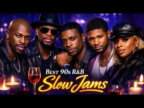 90s R&B Slow Jams ft. Boyz II Men, Usher, Keith Sweat 🌙 Midnight Drive Music for 2AM Thoughts