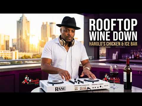 R&B & Old School Live DJ Set | Rooftop Wine Down at Harold's Atlanta | Jammin Jay
