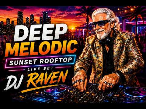 DEEP MELODIC | SUNSET ROOFTOP LIVE SET | DJ RAVEN| 1 HOUR